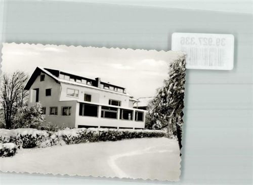 Rimbach Pension in Ortsnähe im Winter Foto Original aus Archiv eines Ansichtskartenverlags Ort handschriftlich