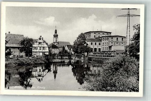 77731 W7608 Willstätt Foto AK Kirche