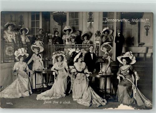 1908 Donnerwetter tadellos Beim five o clock NPG 1467/4