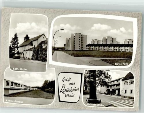 Raunheim Kath. Kirche Gewo-Wohnpark Altenwohnheim Mainzer Straße
