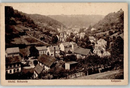 Krippen 1947 Sächsische Schweiz