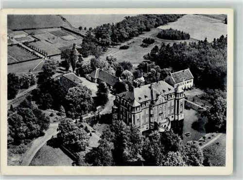 Loburg Leim löst sich Schloss Fliegeraufnahme