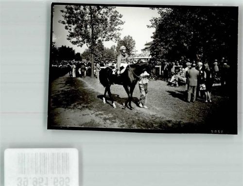 Iffezheim Führring der Galopprennbahn Foto Original aus Archiv eines Ansichtskartenverlags Ort handschriftlich