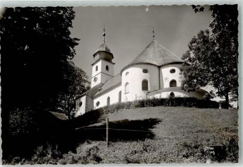 Maria Eck Wallfahrtskirche Maria Eck Foto Original aus Archiv eines Ansichtskartenverlags Ort handschriftlich