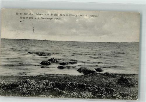Bockholm 1908 Ostseeküste bei Hotel Johannesberg Fotograf Esrom