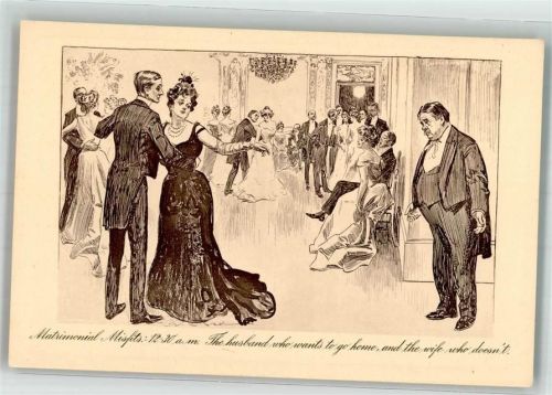sign. Gibson Charles Dana Tanz Ehelicher Außenseiter Pictorial Comedy