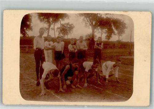 1910 - 1920 Turnverein Sportplatz Laufen Zeit festhalten