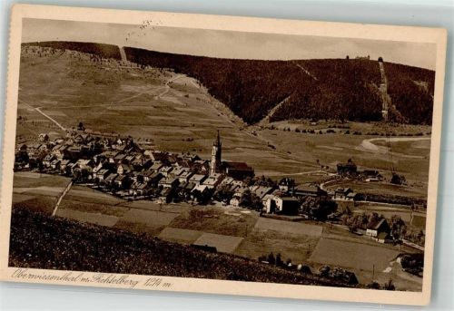 Oberwiesenthal 1927 mit Martin-Luther-Kirche Verlag Franz Landgraf Nr. 5658
