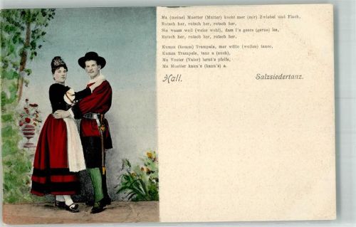 Schwäbisch Hall Salzsiedertanz Tracht Lied