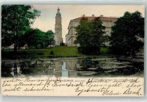 Weimar 1905 Schloss Schlossturm