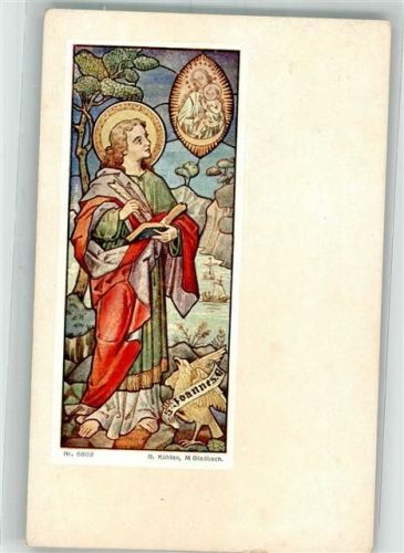 Johannes mit Heiligenschein