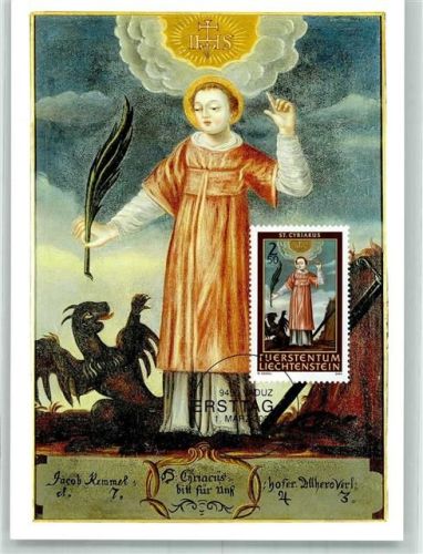 NK 227 14 Heilige Nothelfer II St. Cyracius Philatelie Erstausgabe 2004