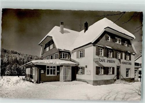Hinterzarten Cafe Gasthaus Imbery im Winter