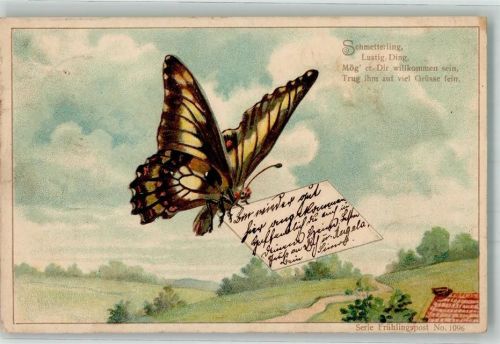 1902 Serie Frühlingspost No. 1096