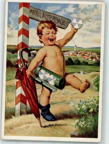 36341 W6420 Lauterbach Hessen - Humor Wegweiser