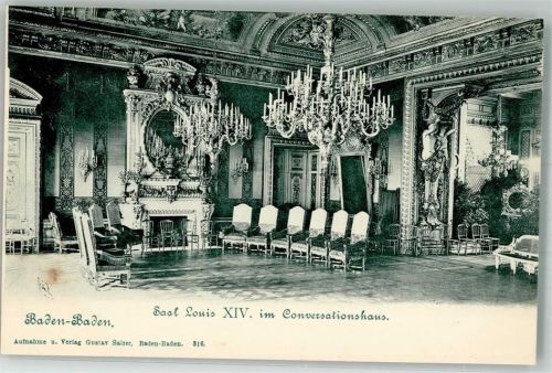 Baden-Baden Saal Louis XIV. Konservationshaus