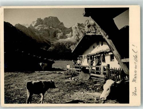 Miesbach 1936 Gasthaus Berghütte Ort lt. Stempel