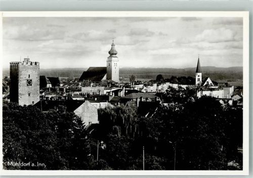 Mühldorf mit St. Nikolaus Kirche Frauenkirche und Nagelschmiedturm