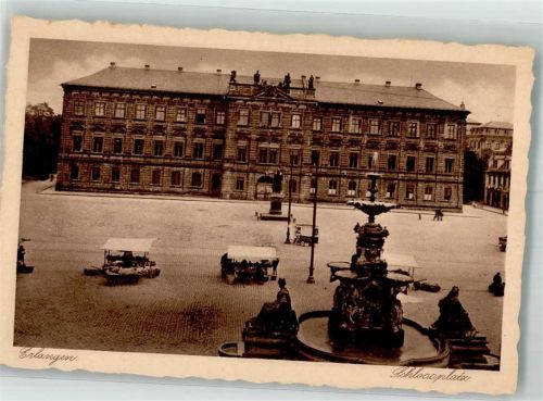 Erlangen Marktszene Schlossplatz