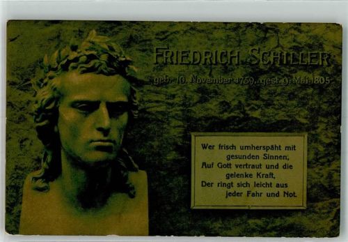 1922 Büste Dichtergrüße Inflationsporto 53 Mark
