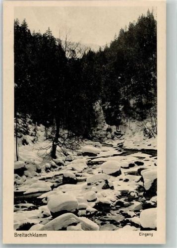 Oberstdorf Eingang zur Breitachklamm Fotograf Pfleghaar