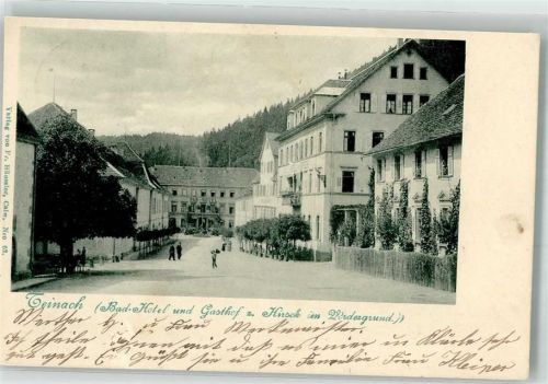 Bad Teinach 1903 Bad- Hotel Gasthaus zum Hirsch