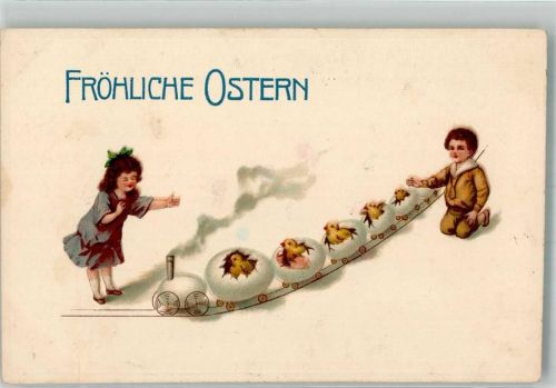 Küken schlüpfen Kinder Eier-Eisenbahn