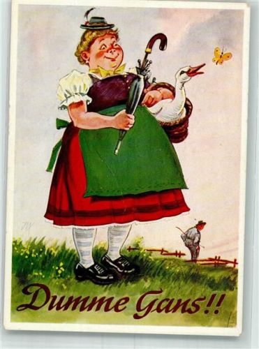Dumme Gans Tracht Verlag Huckauf nr. 560