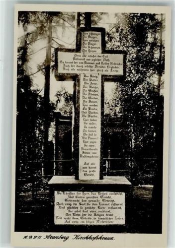 Arenberg Denkmal Kirchhofskreuz