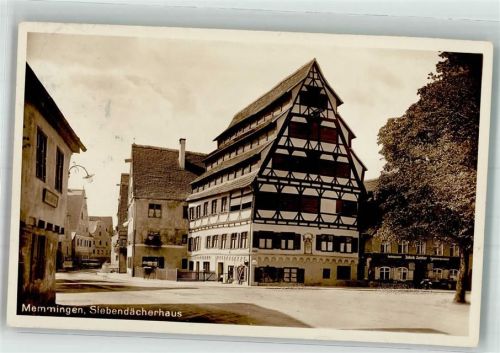 Memmingen 1936 Siebendächerhaus Gasthaus