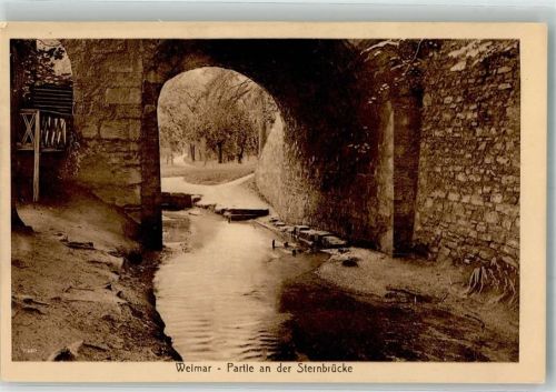 Weimar Sternbrücke über die Ilm