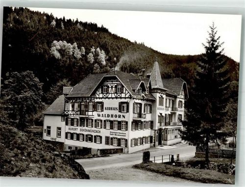 Schönmünzach Kurhaus Gasthaus Hotel Waldhorn