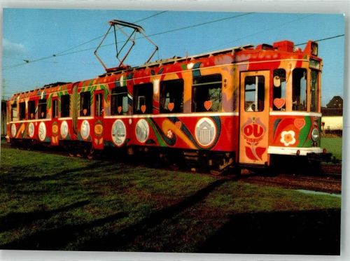 Duisburg Straßenbahn Popwagen für Gesellschaftsfahrten Nr. 1176