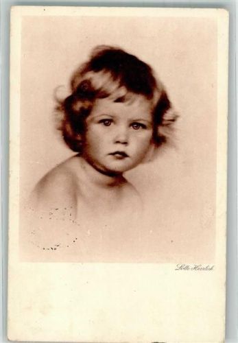 1931 Kleinkind mit blondem Haar Kinderköpfe Dritte Sammlung Serie 10