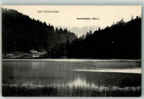 Spitzingsee 1912 Der Spitzing See Sonnwendjoch Hüttenstempel