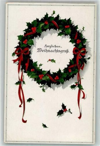 1917 Weihnachten Serie 5814 Ilexkranz