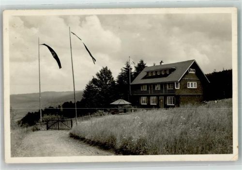 Neusatz Eichenkreuzheim des badischen ev. Jungmännerbundes Fotograf Ganske WK II