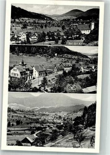 Geroldsau Kirche Heilig Geist Schule Dorfstraße Verlag Kurt Görtz Nr. 2979