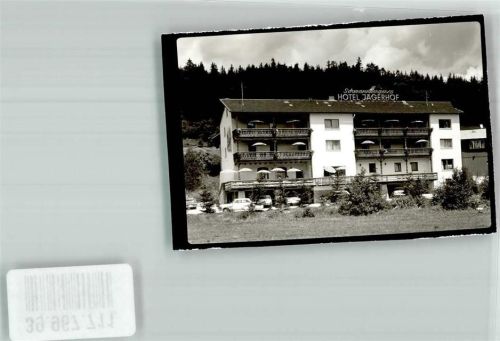 Achslach Hotel Jägerhof Ort handschriftlich Foto Original aus Archiv eines Ansichtskartenverlags