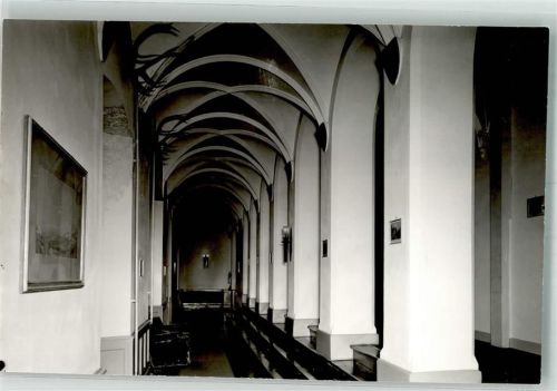 Waldleiningen Gang im Sanatorium Schloss Waldleiningen Foto Original aus Archiv eines Ansichtskartenverlags Ort handschriftlich