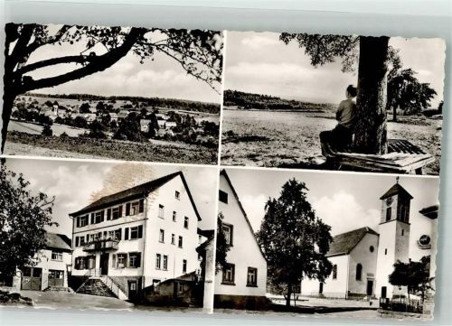Schwanheim Kirche Gasthaus Pension zum Schwanen