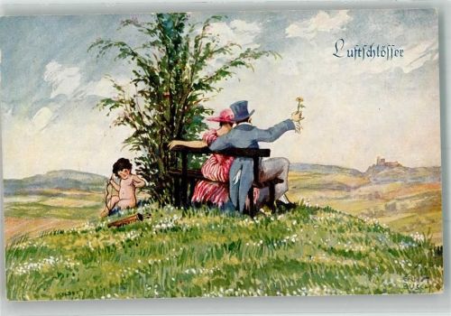sign. Busch Ernst Luftschlösser O.G.Z.-L. 1198