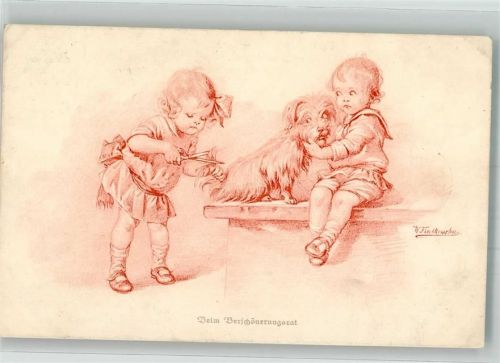 Kind als Hundefriseur Primus 1193