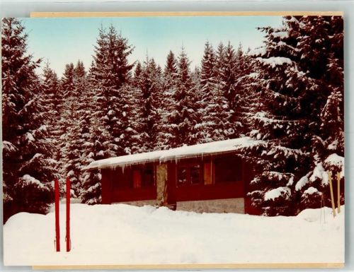Rinchnach Winter Plattenhöhe Ort handschriftlich Foto Original aus Archiv eines Ansichtskartenverlags