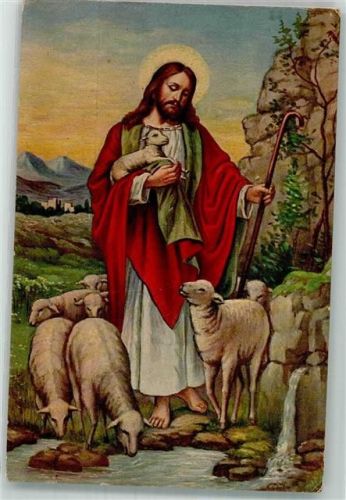 Der gute Hirte Jesus mit Schafen Nr. 894