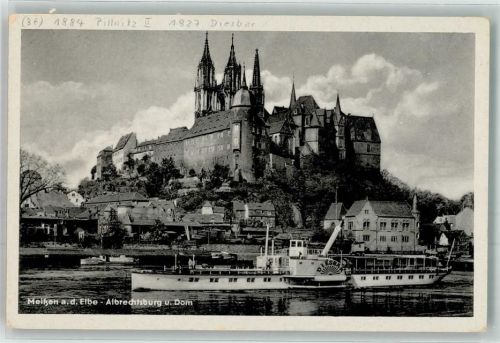 Meißen Dampfer Diesbar Kgl. Albrechtsburg u. Dom
