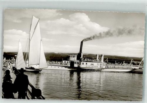 Eching Raddampfer Augsburg auf dem Ammersee Ort lt. Fotograf Bergmoser