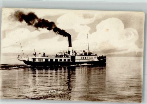 Raddampfer König Wilhelm Edition Guggenheim u. Cie Nr. 14486 Bodenseeschiff 1924