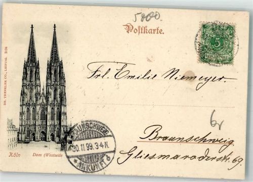 Köln Altstadt-Nord 103 1899 Dom