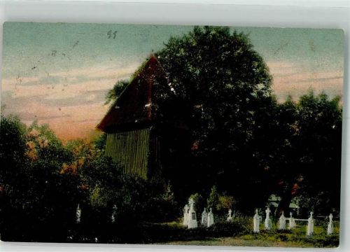 Ramelsloh 1916 Lüneburger Heide Friedhof Alter Glockenturm